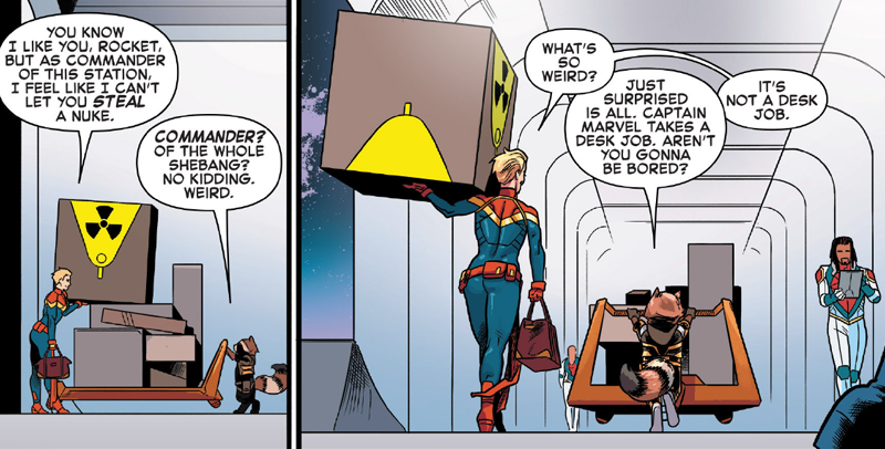Illustration for article titled Captain Marvel Is Now Basically Deep Space Nine, Except With Superheroes